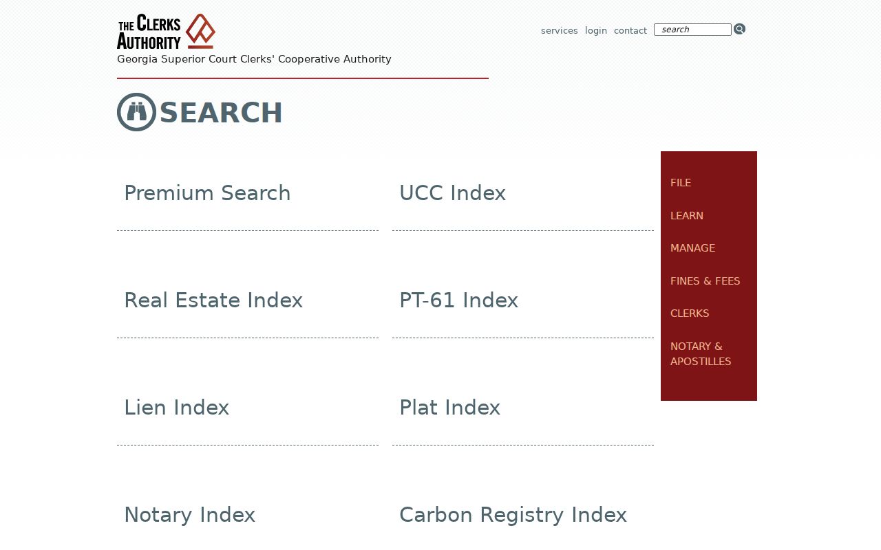 GSCCCA search hub used for Lowndes County deed research